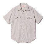 Sugar Cane & Co. Lot SC39306 / Dobby Stripe Work Shirt (Short Sleeve)