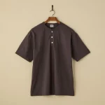Dubble Works 7.7oz Mid Weight Henley Neck Tee - Asst. Colours - Image 2