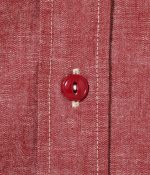 Sugar Cane & Co.  Lot SC39703 /  Red Chambray Shirt (Short Sleeve) - Image 4