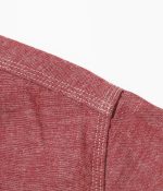 Sugar Cane & Co.  Lot SC39703 /  Red Chambray Shirt (Short Sleeve) - Image 6