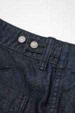 Pure Blue Japan (SP-1191-D) 10oz Double Pocket Work Shorts - Image 4
