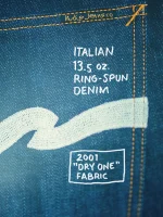 Nudie Jeans Co. Tuff Tony Dry Ecru Waves - Image 6