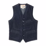 Sugar Cane & Co. Lot SC15702 / 11oz Blue Denim Work Vest