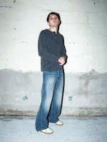 Nudie Jeans Co. Loud Larry Gravel Stone - Image 7