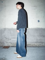 Nudie Jeans Co. Loud Larry Gravel Stone - Image 6