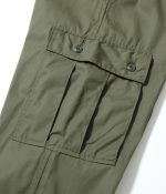 Buzz Rickson's Lot BR42500 / Trousers, Cotton Wind Resistant Poplin, Olive Green - Image 6