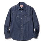Sugar Cane & Co. Lot SC28190 / Blue Denim LS Western Shirt