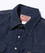 Sugar Cane & Co. Lot SC28190 / Blue Denim LS Western Shirt - Image 3