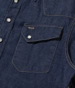 Sugar Cane & Co. Lot SC28190 / Blue Denim LS Western Shirt - Image 5
