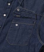 Sugar Cane & Co. Lot SC28190 / Blue Denim LS Western Shirt - Image 6
