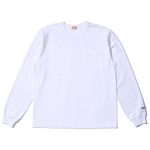 Whitesville WV68849 / Heavyweight Pocket LS Tee - White
