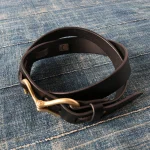 Barns Outfitters (LE-4087) Hook Leather Belt - 2 Colours - Image 2