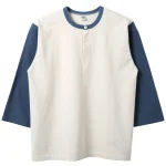 Barns Outfitters (BR-26335) COZUN 2-Tone Henley Neck 3/4 Tee - 2 Colours - Image 2