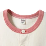Barns Outfitters (BR-26335) COZUN 2-Tone Henley Neck 3/4 Tee - 2 Colours - Image 4