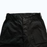Orslow Herringbone Vintage Fit Fatique Pants - Black - Image 3