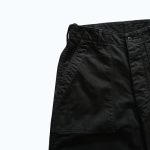 Orslow Herringbone Vintage Fit Fatique Pants - Black - Image 4
