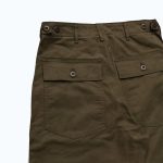 Orslow Herringbone Vintage Fit Fatique Pants - Green - Image 9