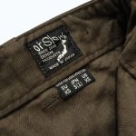 Orslow Herringbone Vintage Fit Fatique Pants - Green - Image 7